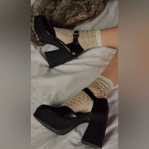 Free People Gwen Platform Mary Janes black size 7